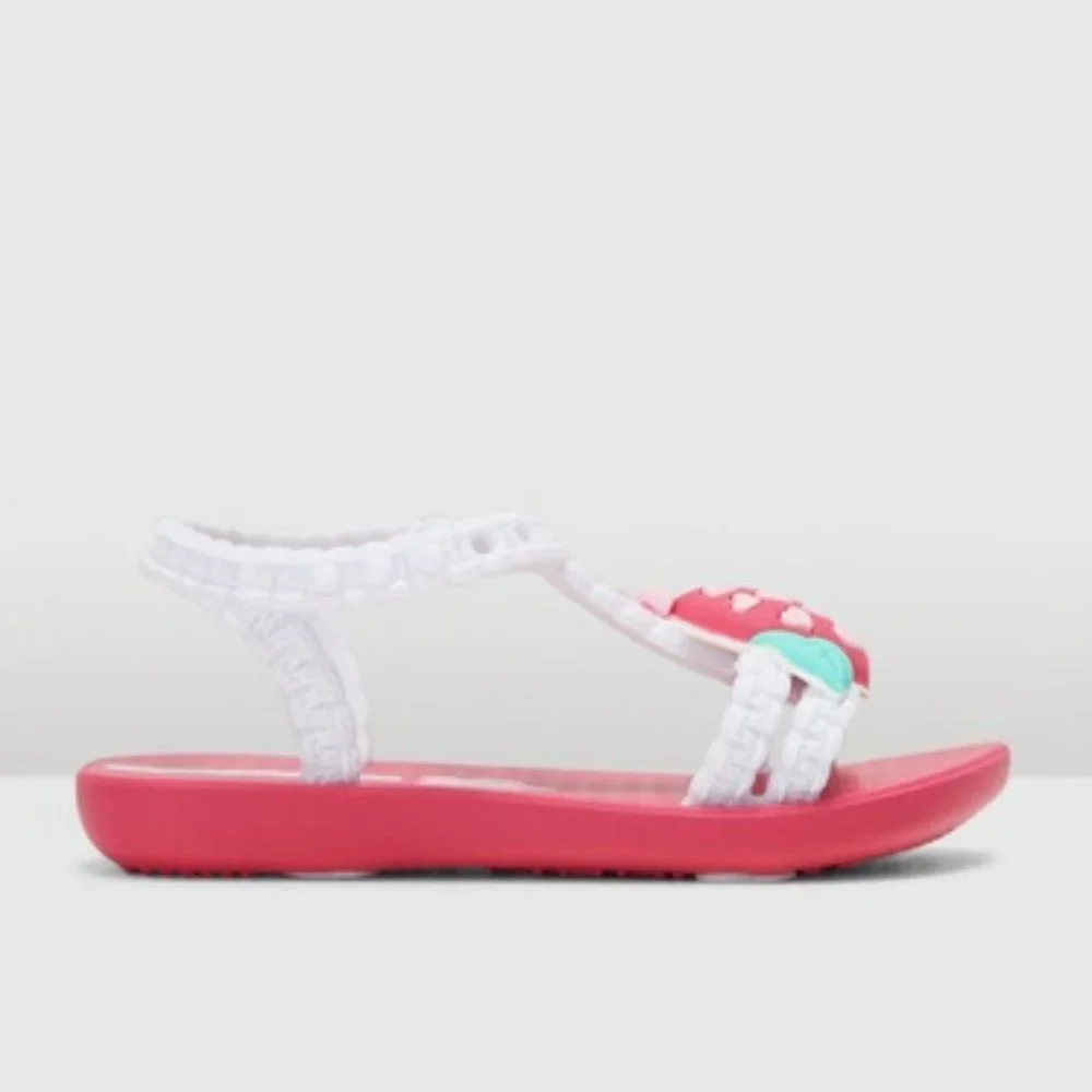 IPANEMA Ladybug Cute Pink White Baby Toddler Thongs Sandals NWT - Picture 6 of 10